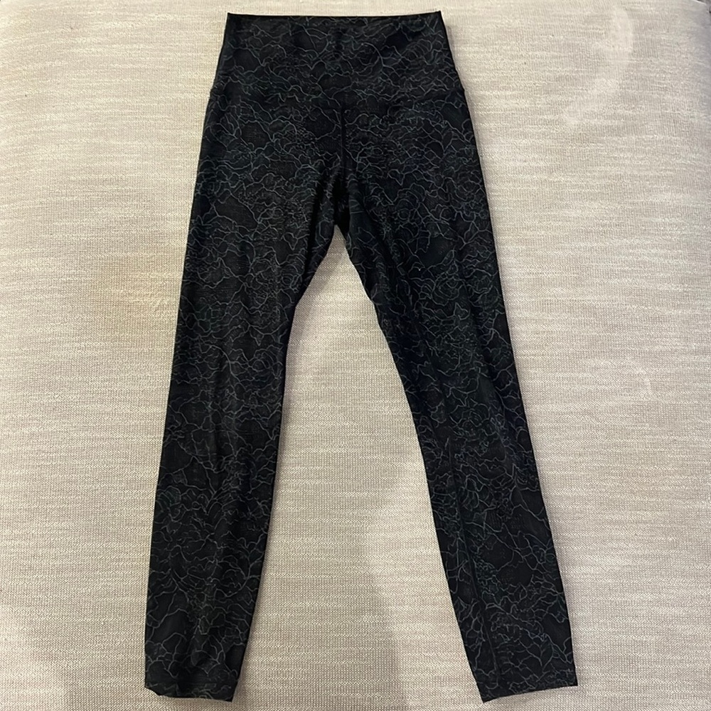 Rose print Align legging